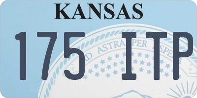 KS license plate 175ITP
