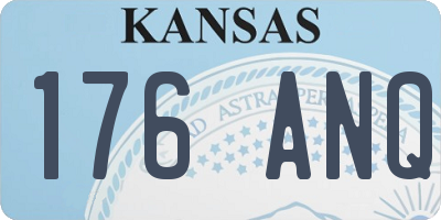 KS license plate 176ANQ