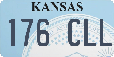 KS license plate 176CLL