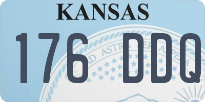 KS license plate 176DDQ