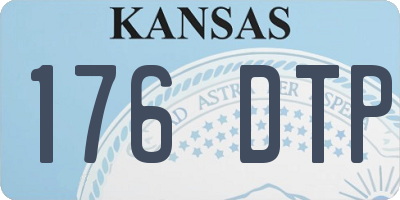 KS license plate 176DTP