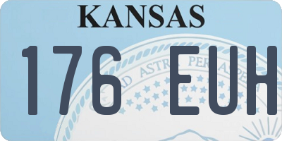 KS license plate 176EUH