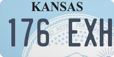 KS license plate 176EXH