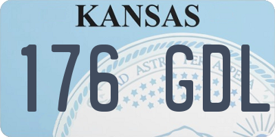 KS license plate 176GDL