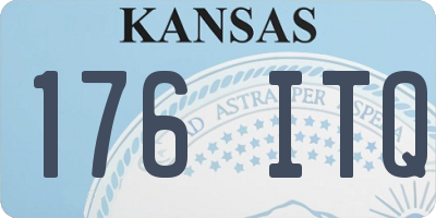KS license plate 176ITQ