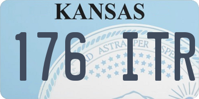 KS license plate 176ITR