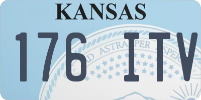 KS license plate 176ITV