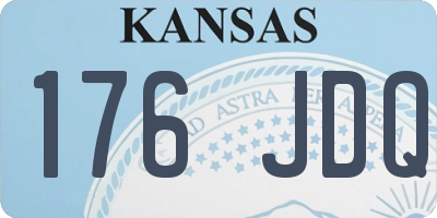 KS license plate 176JDQ