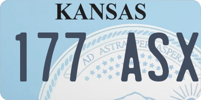 KS license plate 177ASX