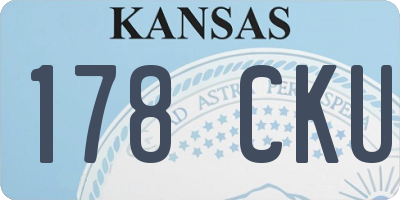 KS license plate 178CKU