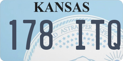 KS license plate 178ITQ