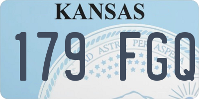 KS license plate 179FGQ