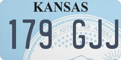 KS license plate 179GJJ