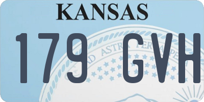KS license plate 179GVH