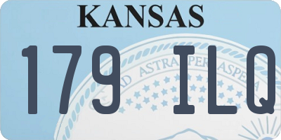 KS license plate 179ILQ