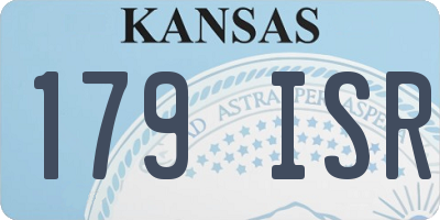 KS license plate 179ISR