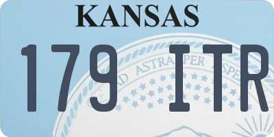 KS license plate 179ITR