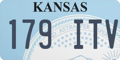 KS license plate 179ITV
