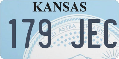 KS license plate 179JEC