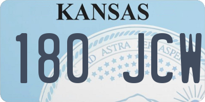 KS license plate 180JCW