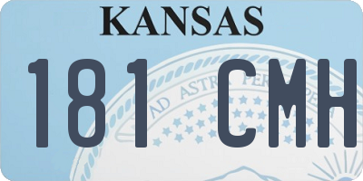KS license plate 181CMH
