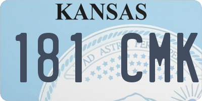 KS license plate 181CMK