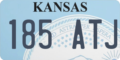 KS license plate 185ATJ