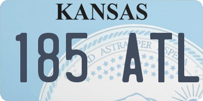 KS license plate 185ATL