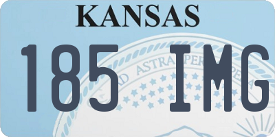 KS license plate 185IMG