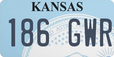 KS license plate 186GWR