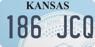 KS license plate 186JCQ
