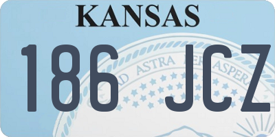 KS license plate 186JCZ
