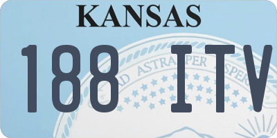 KS license plate 188ITV