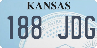 KS license plate 188JDG