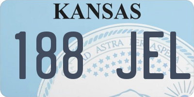 KS license plate 188JEL