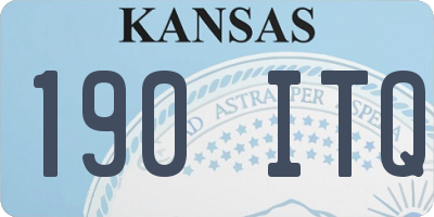 KS license plate 190ITQ