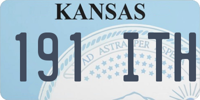 KS license plate 191ITH