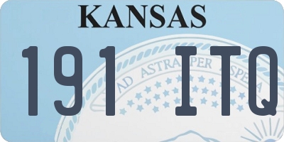 KS license plate 191ITQ