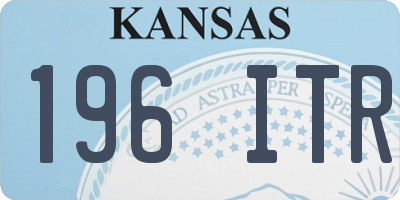 KS license plate 196ITR