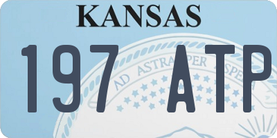 KS license plate 197ATP