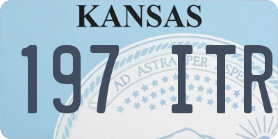 KS license plate 197ITR