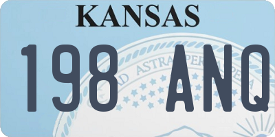 KS license plate 198ANQ