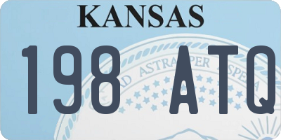 KS license plate 198ATQ