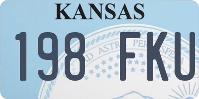 KS license plate 198FKU