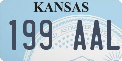 KS license plate 199AAL