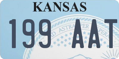KS license plate 199AAT