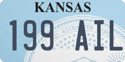 KS license plate 199AIL