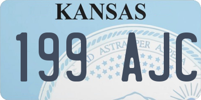 KS license plate 199AJC