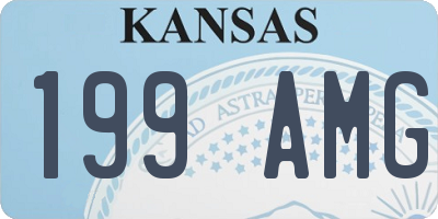 KS license plate 199AMG