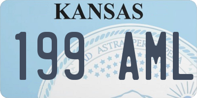 KS license plate 199AML